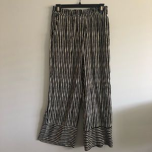 H&M - Size 10 NWOT high waist striped pants